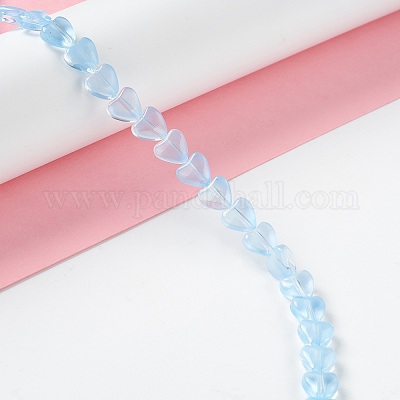 Perle di vetro trasparente filo&nbsp;GLAA-F112-01F-1