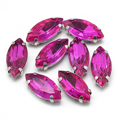 Nähen auf Rhinestone&nbsp;RGLA-T034-6x12mm-10-1