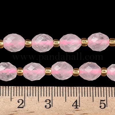 Natürlichen Rosenquarz Perlen Stränge&nbsp;G-F809-A15-01-1