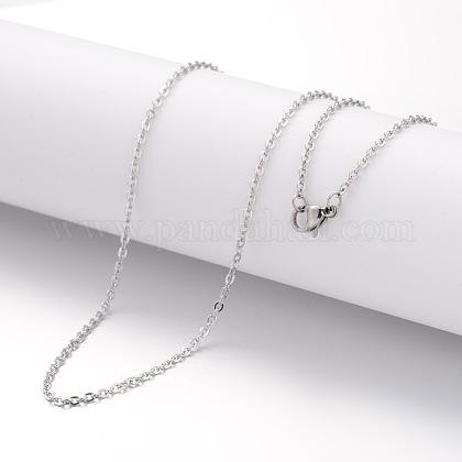 304 Stainless Steel Necklace Making MAK-K004-14P-1