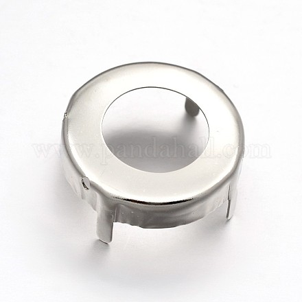 Плоские круглые латунные шпильки для пришивания X-KK-N0084-12-25mm-1