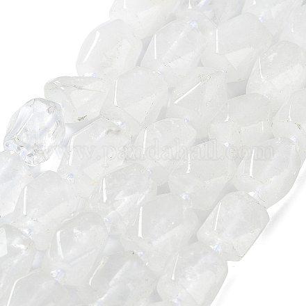 Granos de cristal de cuarzo natural hebras G-C182-26-01-1