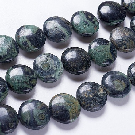 Chapelets de perles de jasper kambaba naturel G-K267-03A-1