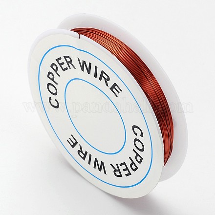 Alambre de joyería de cobre redondo X-CW0.4mm010-1