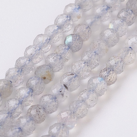 Chapelets de perles en labradorite naturelle  G-F568-107-3mm-1