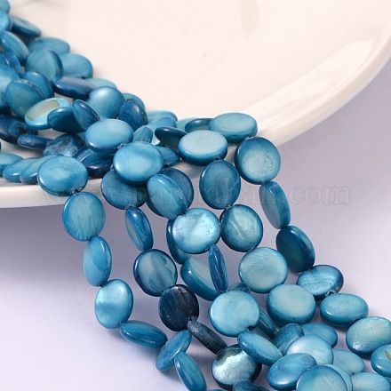 Chapelets de perles de coquillage naturel SHS141-23-1