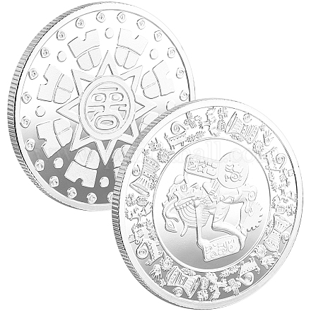 Монета из сплава AJEW-WH0220-002-1