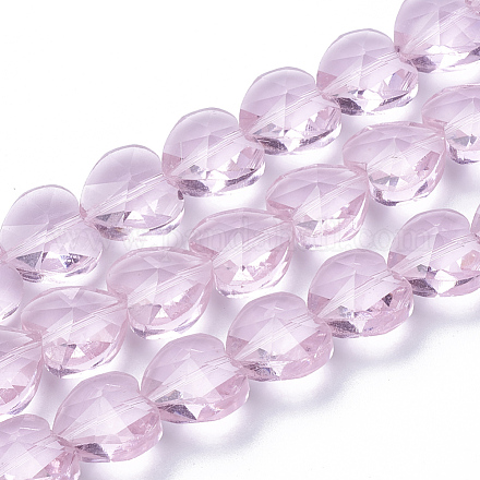 Perles en verre transparentes GLAA-Q066-14mm-A16-1