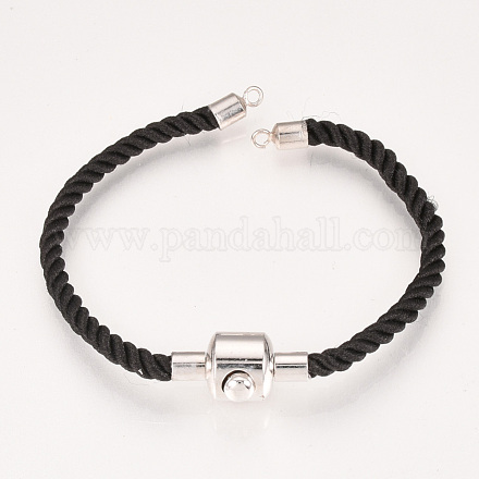 Twisted Nylon Cord Bracelet Making MAK-S058-03P-1