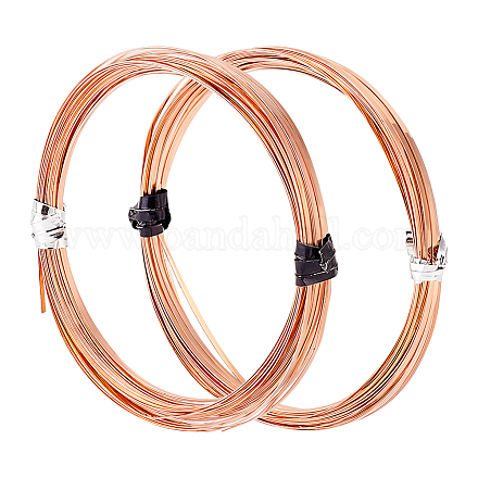 BENECREAT 39 Ft Flat Copper Wire CWIR-WH0007-09A-1