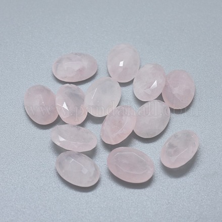 Natural rosa de cabuchones de cuarzo G-F656-14-1