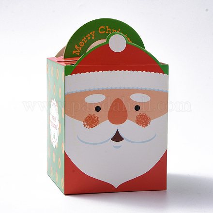 Рождественские темы подарочные коробки конфет CON-L024-A04-1