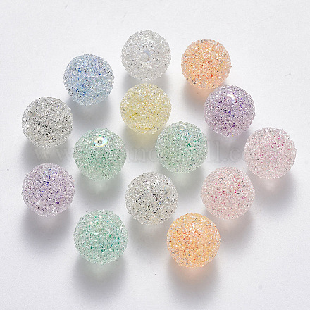 Perles en acrylique transparente X-TACR-R141-01A-1