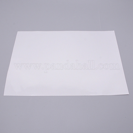 化学布自己粘着キャンバス  塗装用品  長方形  ホワイト  30x21x0.01cm AJEW-WH0152-67-1