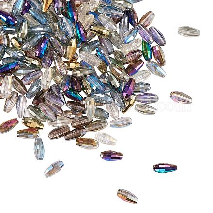 210pcs 10 brins de perles de verre galvanisées EGLA-SZ0001-02-1