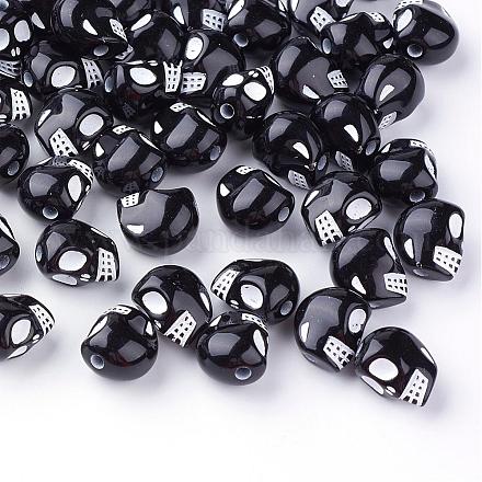 Perles en acrylique de style artisanal SACR-Q187-24-1