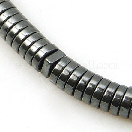 Non magnetici perle ematite sintetico fili G-E165-3x1mm-1-1