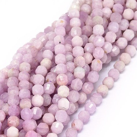 Chapelets perles en kunzite/spodumène naturelle G-O201C-04-1