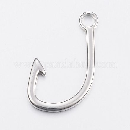 Hook Smooth Surface 304 Stainless Steel S Hook Clasps STAS-I037-43-1