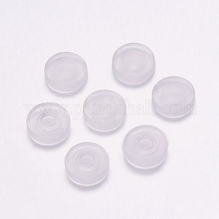 Comfort PET Plastic Pads for Clip on Earrings X-KY-P007-B01-1