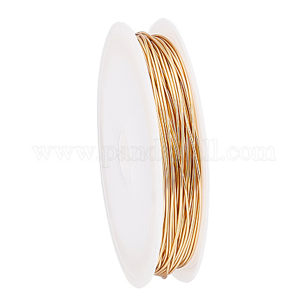PH PandaHall 18K Gold Plated Copper Wire CWIR-PH0002-05B-1