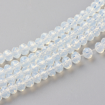 Imitation Jade Glass Beads Strands X-GLAA-R135-2mm-40-1