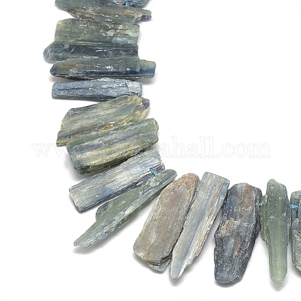 Chapelets de perles en cyanite / cyanite / divalent naturel X-G-S318-15-1