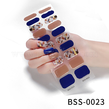 Adesivi per unghie con copertura completa per nail art MRMJ-YWC0001-BSS-0023-1