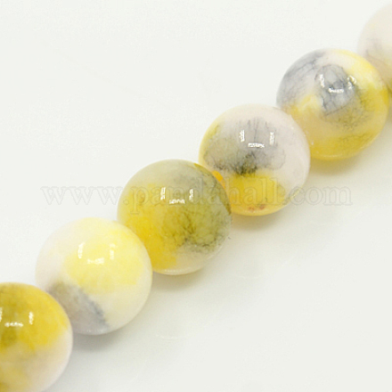 Naturali persiano perle di giada fili G-D434-6mm-26-1