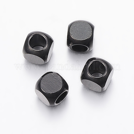 304 Stainless Steel Beads STAS-F136-01B-4x4mm-1