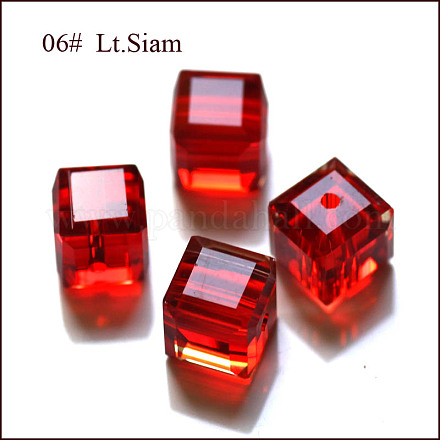 Abalorios de cristal austriaco de imitación SWAR-F074-8x8mm-06-1
