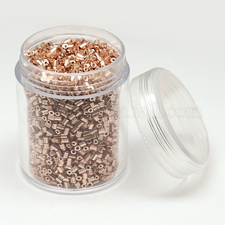 Boxed Electroplate Glass 11/0 Two Cut Seed Beads SEED-A014-11-QA12-B-1