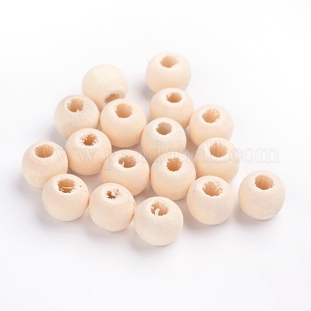 Perles de bois non finies X-WOOD-S639-1-LF-1