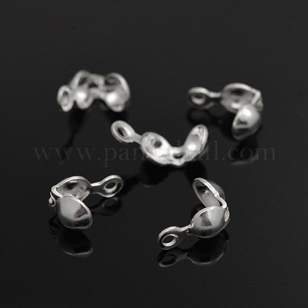 925 Sterling Silver Bead Tips STER-E040-02S-1