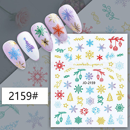 Adesivi per nail art a tema natalizio MRMJ-N033-2159-1