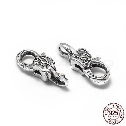 Thai 925 Sterling Silver Lobster Claw Clasps STER-L057-004AS-1