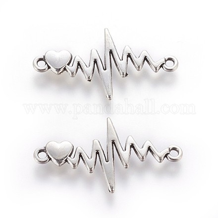 Tibetan Style Zinc Alloy Links connectors PALLOY-P178-17AS-1