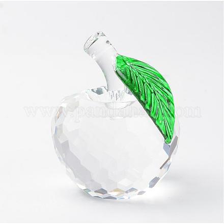 Apple Glass Decorations DJEW-K002-C05-1