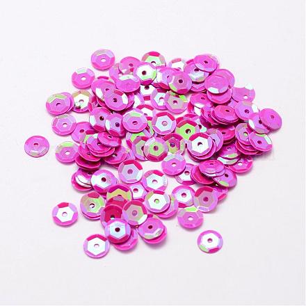Perles de paillette en plastique PVC-A002-4mm-02-1