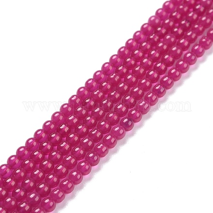 Perles de rubis / corindon rouge naturelles G-D463-09A-1
