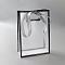Rectangle Plastic Packaging Gift Bags with Hole Handle and Silk Ribbon, Rectangle, Black, 26.1x18.1x0.1~0.2cm