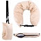 Velvet with Polyester Travel Pillowcase, Rectangle, PapayaWhip, 990mm