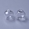 Glass Bottles, Beads Containers, Rondelle, Clear, 15~15.5x17.5mm, Hole: 3.5~5mm