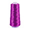 Polyester Cord, for Handmade Craft, Knitting, Gift Wrapping, Purple, 1.5mm, about 200g/Roll