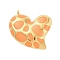 304 Stainless Steel Pendants, with Enamel, Heart Charm, Golden, Light Salmon, 25x24x4mm, Hole: 2mm