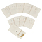 Velvet Bags, with Iron Snap Button, Jewelry Pouches Bags, Gift Bag, Creamy White, 9.5x7.5cm