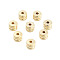 Brass Beads, Cadmium Free & Lead Free, Column, Real 24K Gold Plated, 4x3mm, Hole: 1mm