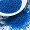 MIYUKI Round Rocailles Beads, Japanese Seed Beads, 11/0, (RR149F) Matte Transparent Capri Blue, 2x1.3mm, Hole: 0.8mm, about 5500pcs/50g