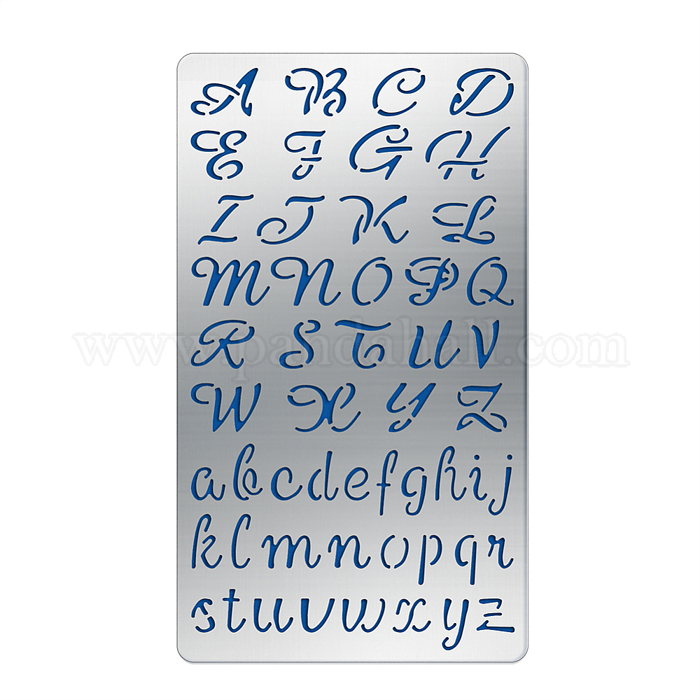 Wholesale BENECREAT Letter Number Pattern Stainless Steel Stencils 17 ...