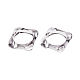 Transparent Acrylic Finger Rings RJEW-T010-03A-2